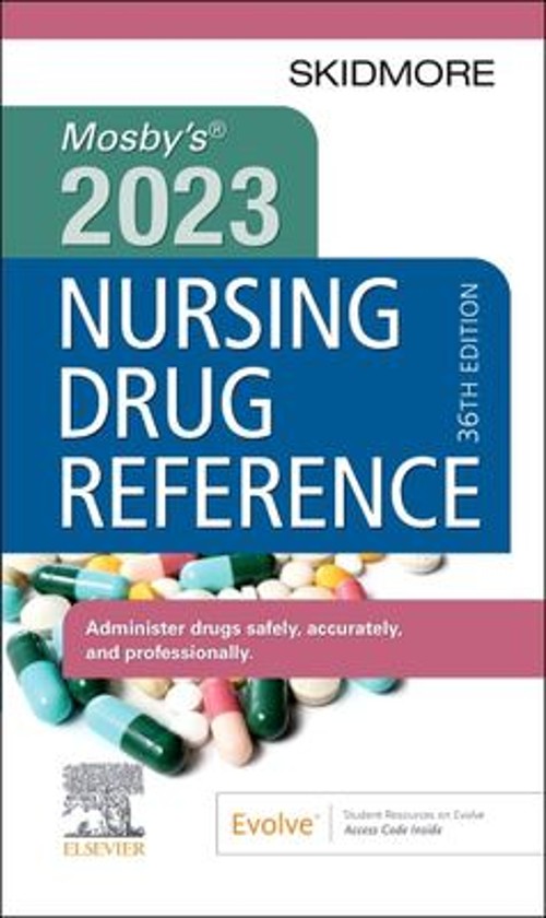 Mosby’s 2023 Nursing Drug Reference Paperback Linda Skidmore-Roth