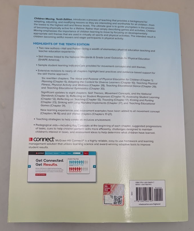 Children Moving Tenth Edition McGraw Hill Graham Holt/Hale Reflective Approach