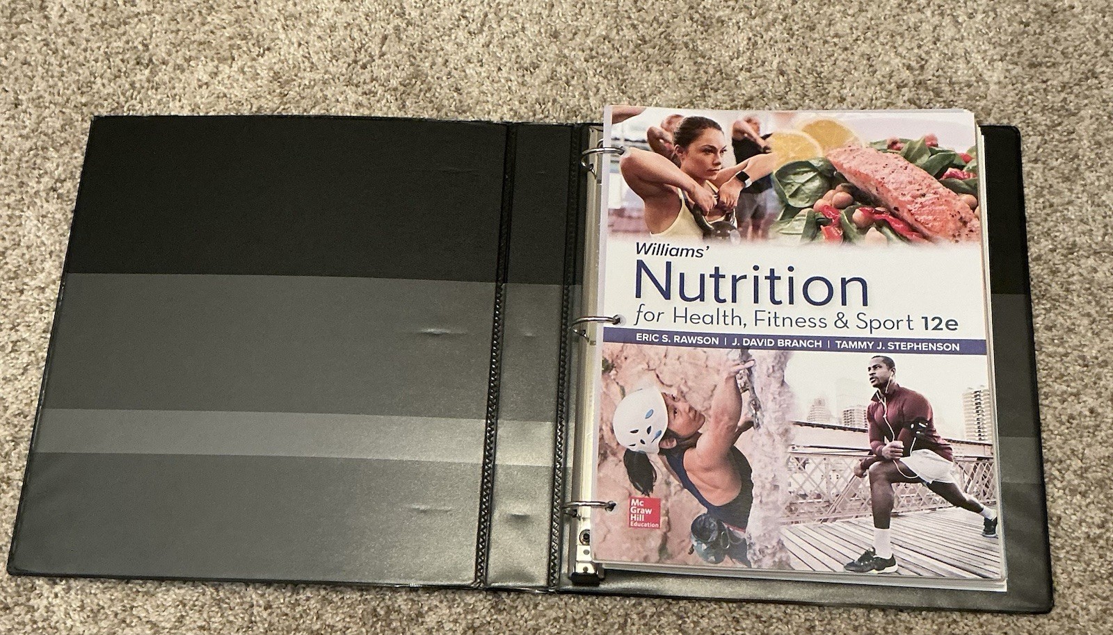 Williams Nutrition for Health, Fitness and Sport by Eric S. Rawson Ringbound