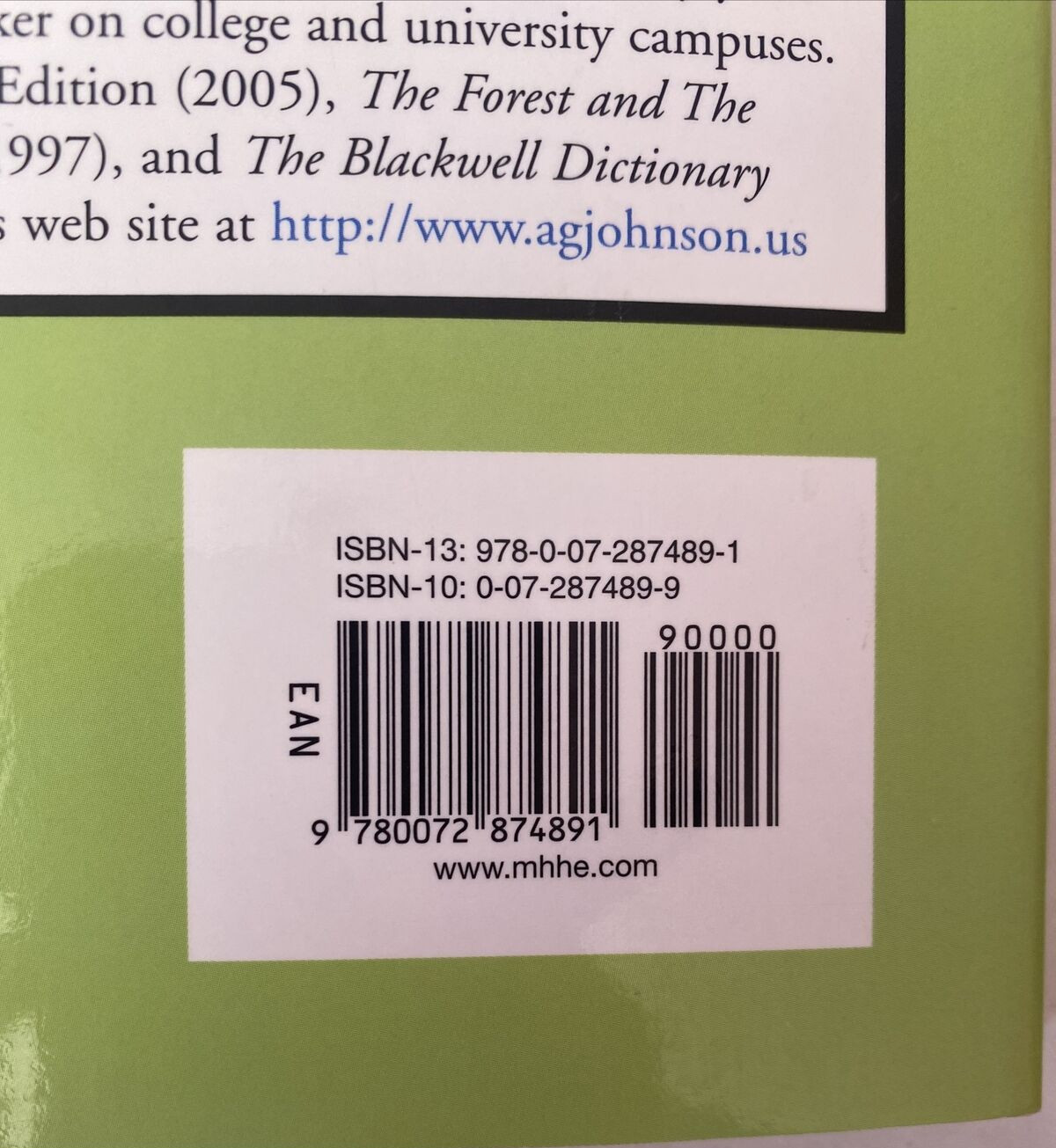 Privilege Power & Difference Allan G Johnson Hardcover Book