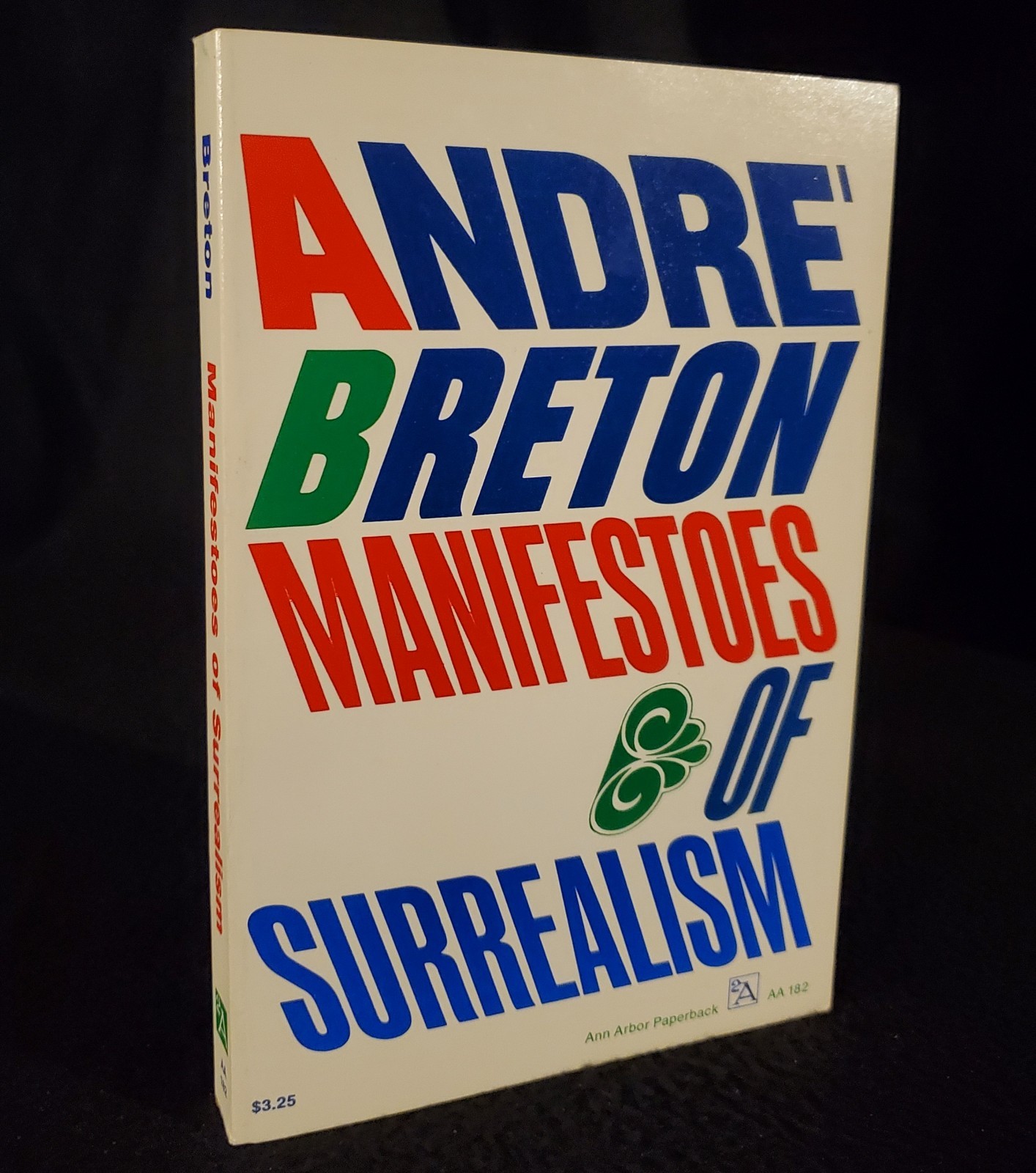 André Breton – Manifestoes of Surrealism 1972 Softcover Book