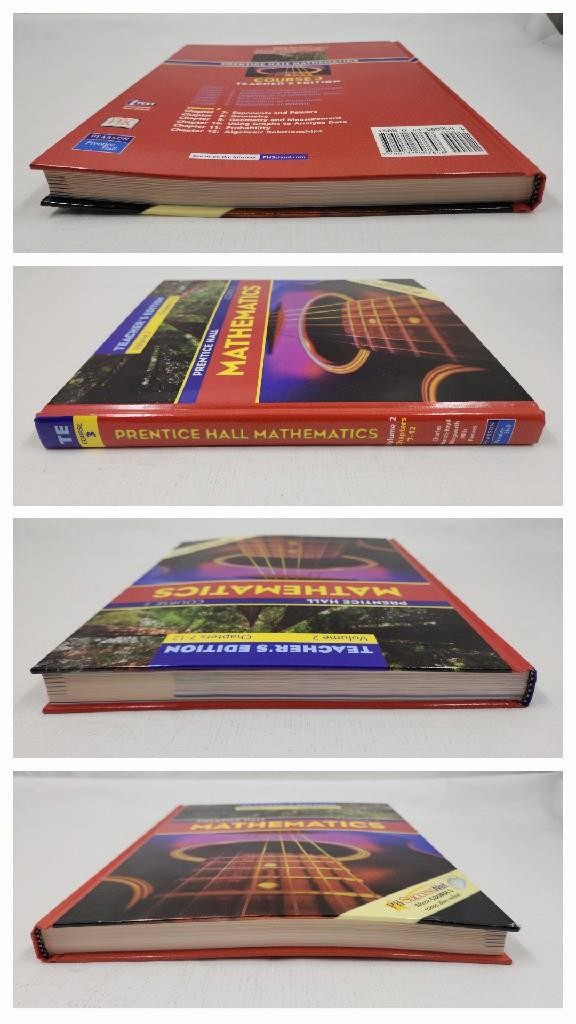 Prentice Hall, Mathematics Course 3 Volume 2 Chapters 7-12 Teacher’s Edition