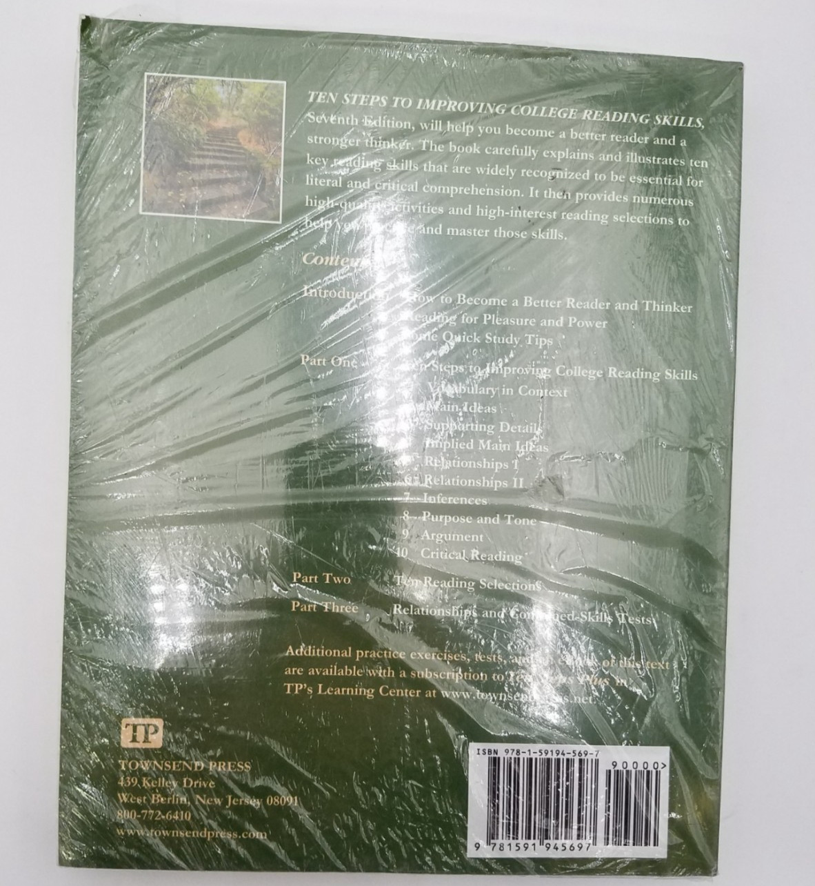 Ten Steps to Improving College Reading Skills, 7/e W/Code -9781591945697