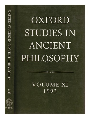 TAYLOR, C. C. W. (CHRISTOPHER CHARLES WHISTON) (1936 Oxford studies in ancient
