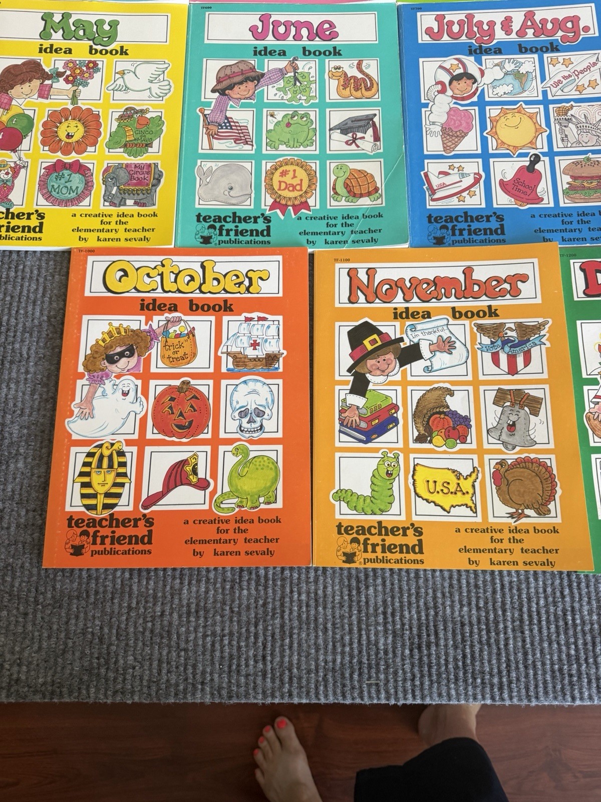 Teacher’s Friend Monthly Idea Books Lot of 11 Elementary Teacher Complete Year