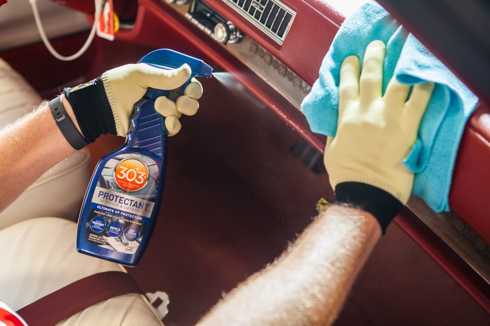 Automotive Protectant Spray for UV Protection, Fading Prevention & Cleaning 16oz