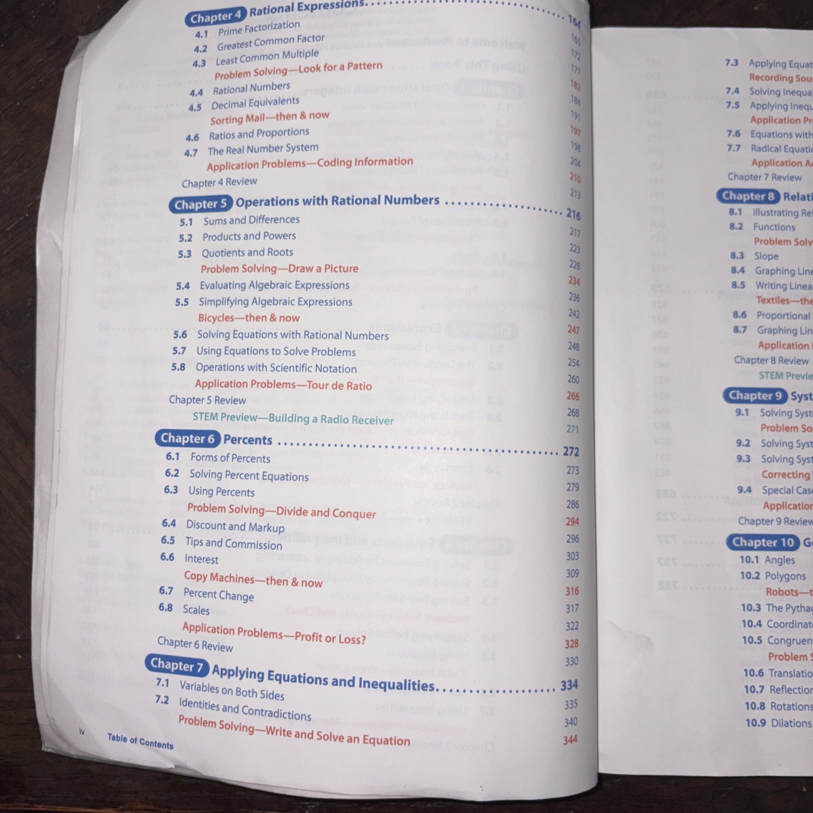 Pre-Algebra Third Edition bju press textbook