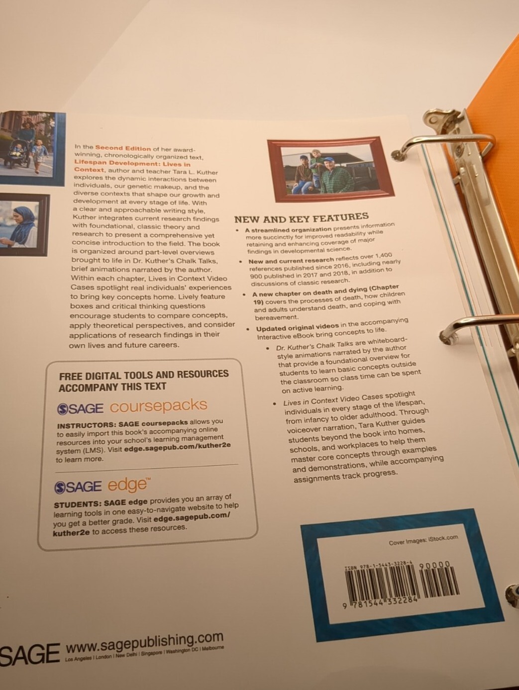 Lifespan Development : Lives in Context Ringbound PLUS EBOOK CODE Tara L. Kuther