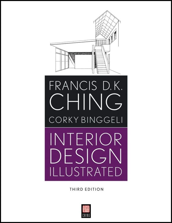 Interior Design Illustrated – Paperback By Ching, Francis D K – GOOD