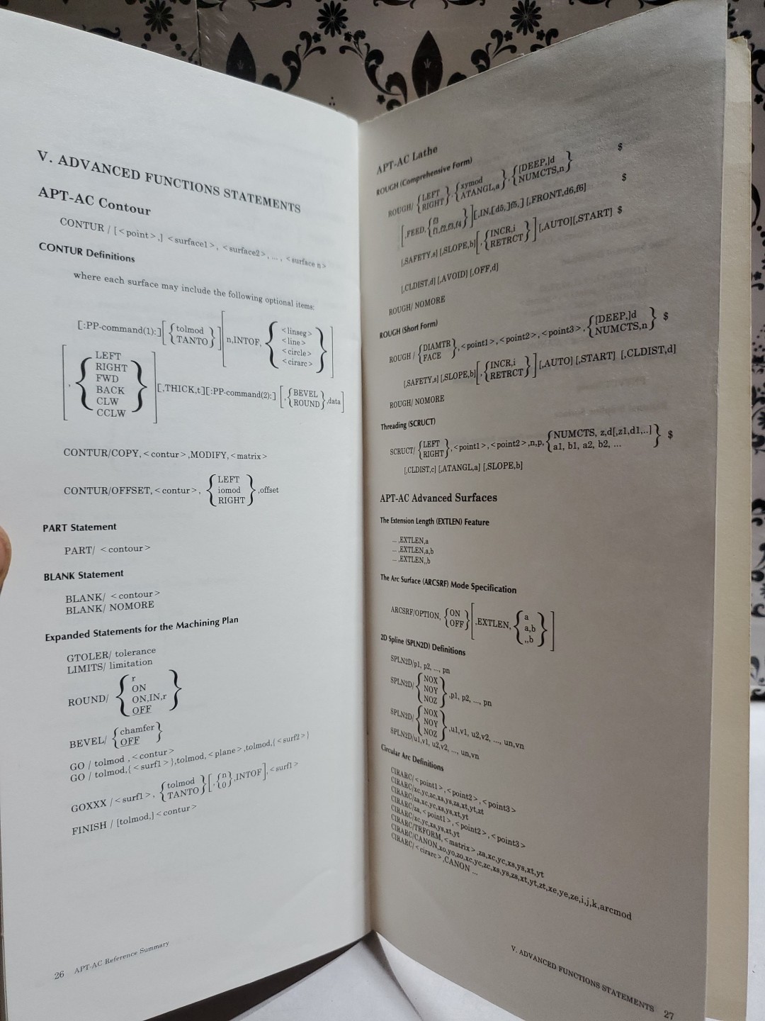 Numerical Control Programming in APT Irvin H Kral HC 1986 Prentice Hall