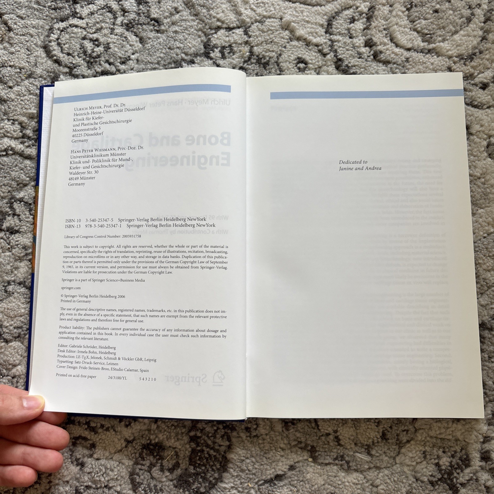 Bone and Cartilage Engineering by Ulrich Meyer and Hans Peter Wiesmann