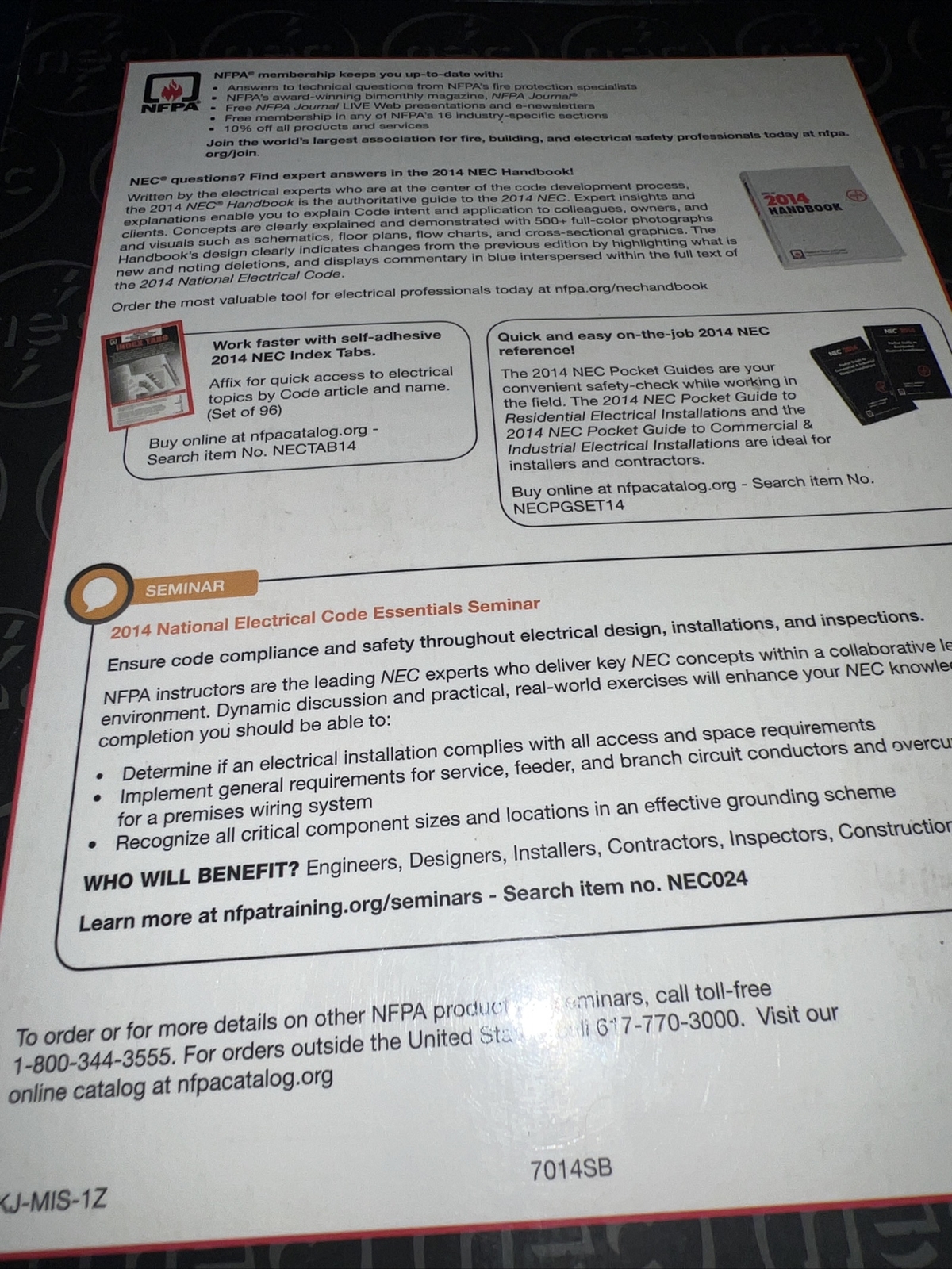 Nfpa 70: National Electrical Code 2014: Used