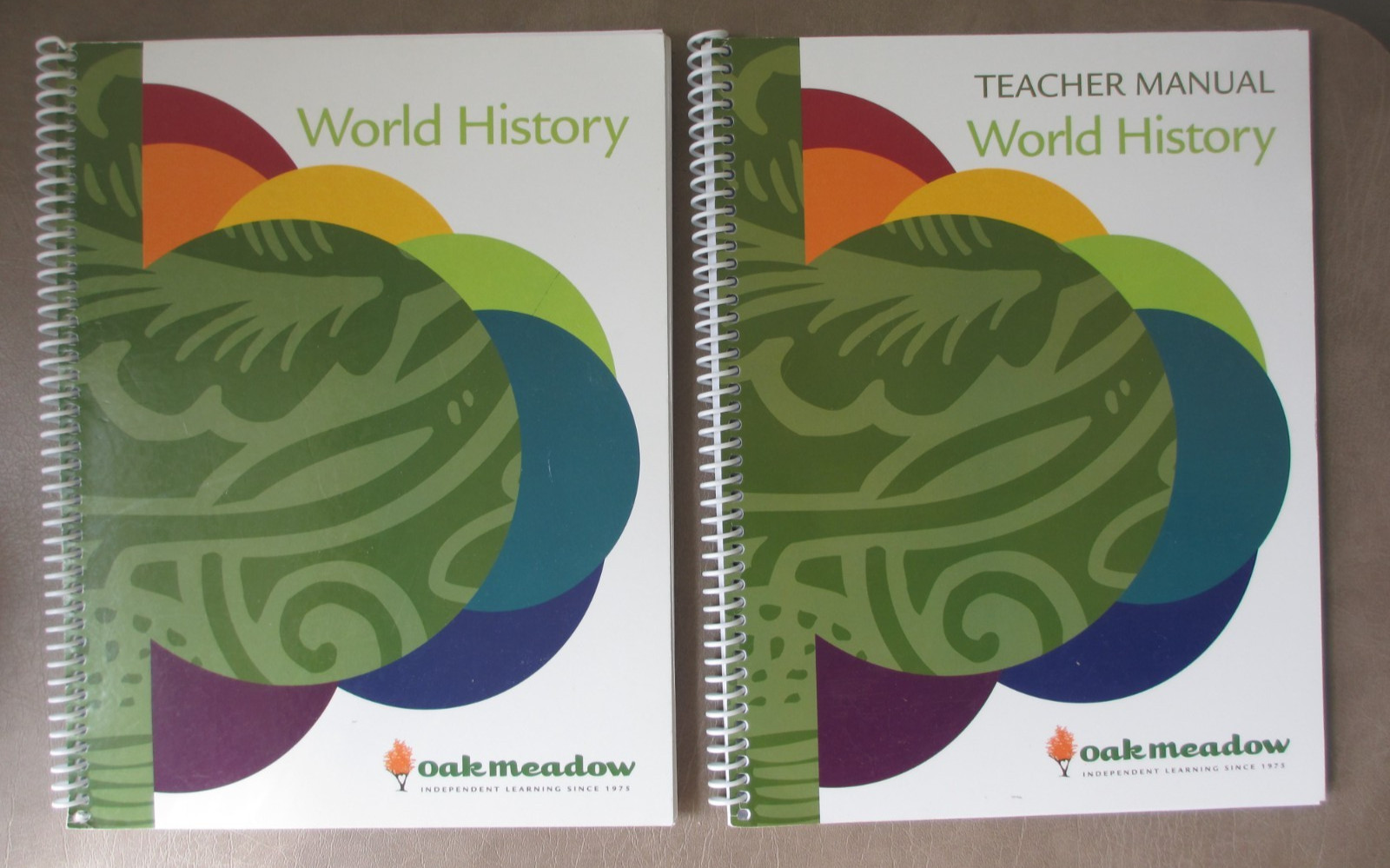 Oak Meadow World History Teacher Manual and Student Coursebook Set 2016, Clean