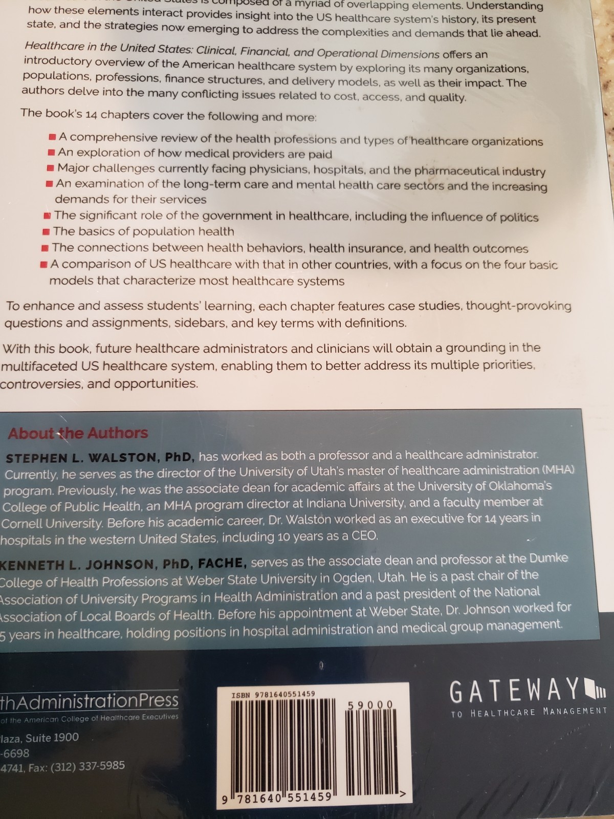 Healthcare in the United States: Clinical, Financial, and Operational Dimens….
