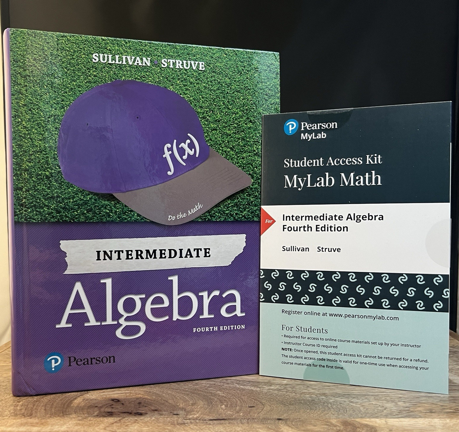 Intermediate Algebra 4th Edition Sullivan , Struve, W/ MyLab Math SEALED CODE