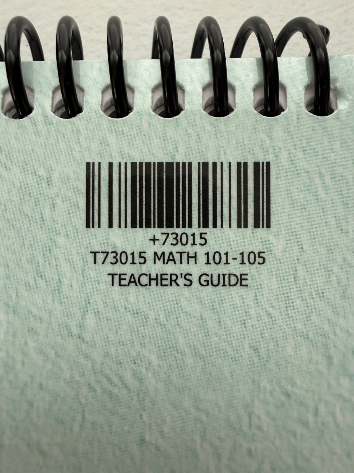 Christian Light Education – Mathematics 1 – Teachers Guides 101-105 & 106-110