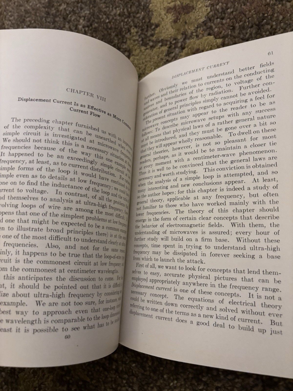 1945 Introduction to Microwaves by Simon Ramo GE Research Lab 1st Edition 5th