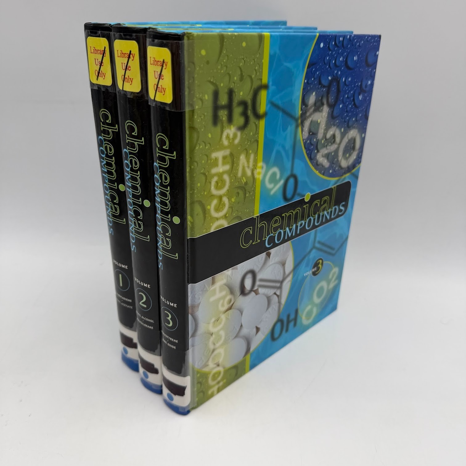 Chemical Compounds Series Complete Set Vol. 1-3 by Jayne Weisblatt HC Homeschool