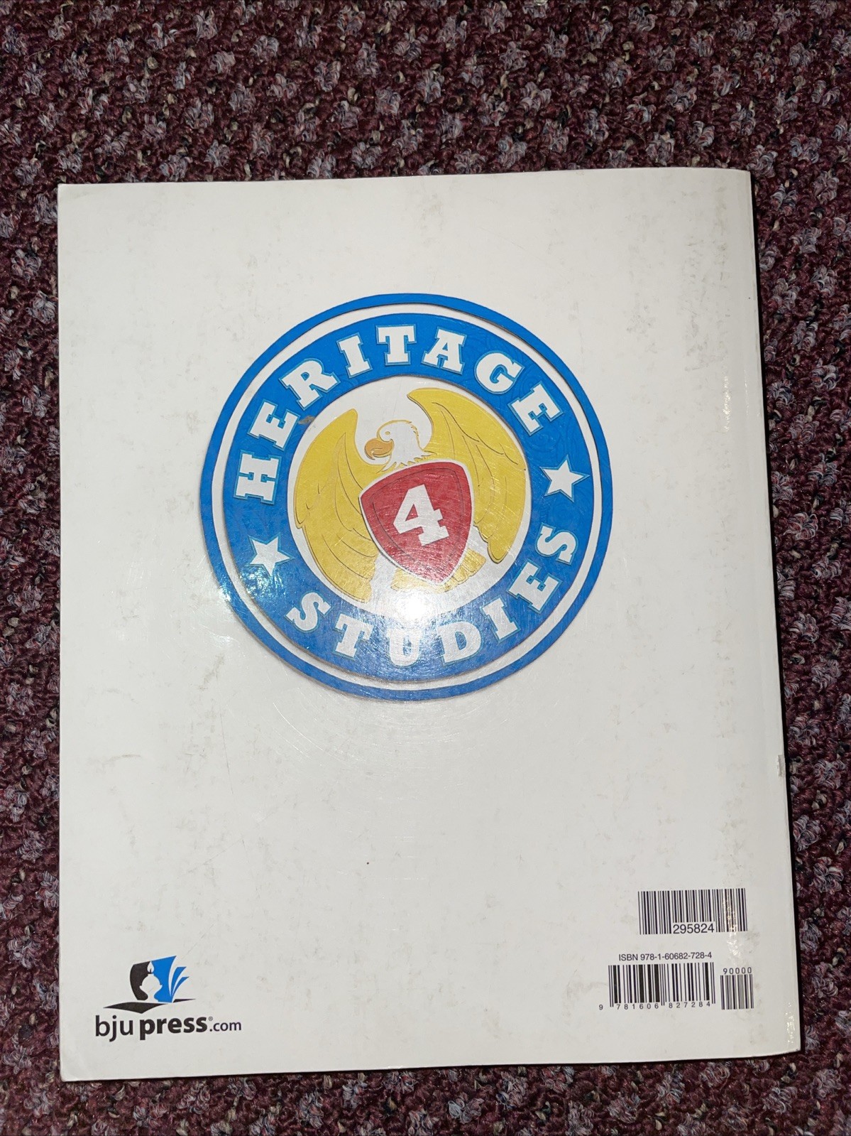 BJU Press Heritage Studies 4 Textbook Homeschool Curriculum Book Third Edition
