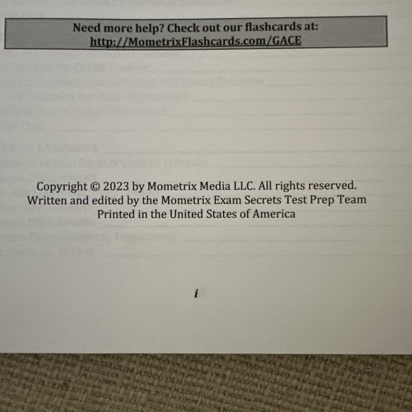 MOMETRIX GACE Test Prep Curriculum and Instruction Secrets Study Guide