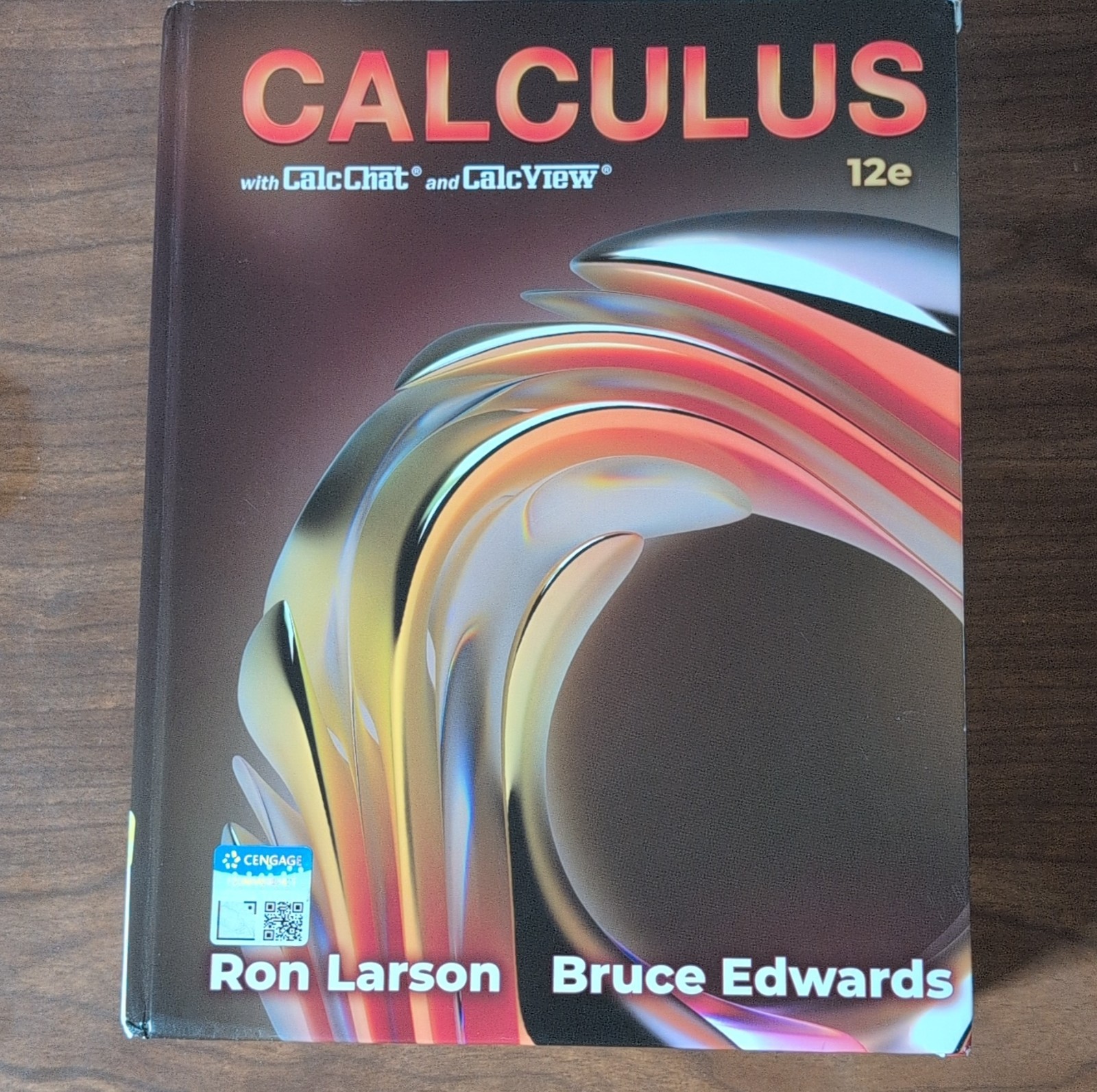 Calculus 12e by Ron Larson & Bruce Edwards Hardcover Cengage Mathematics