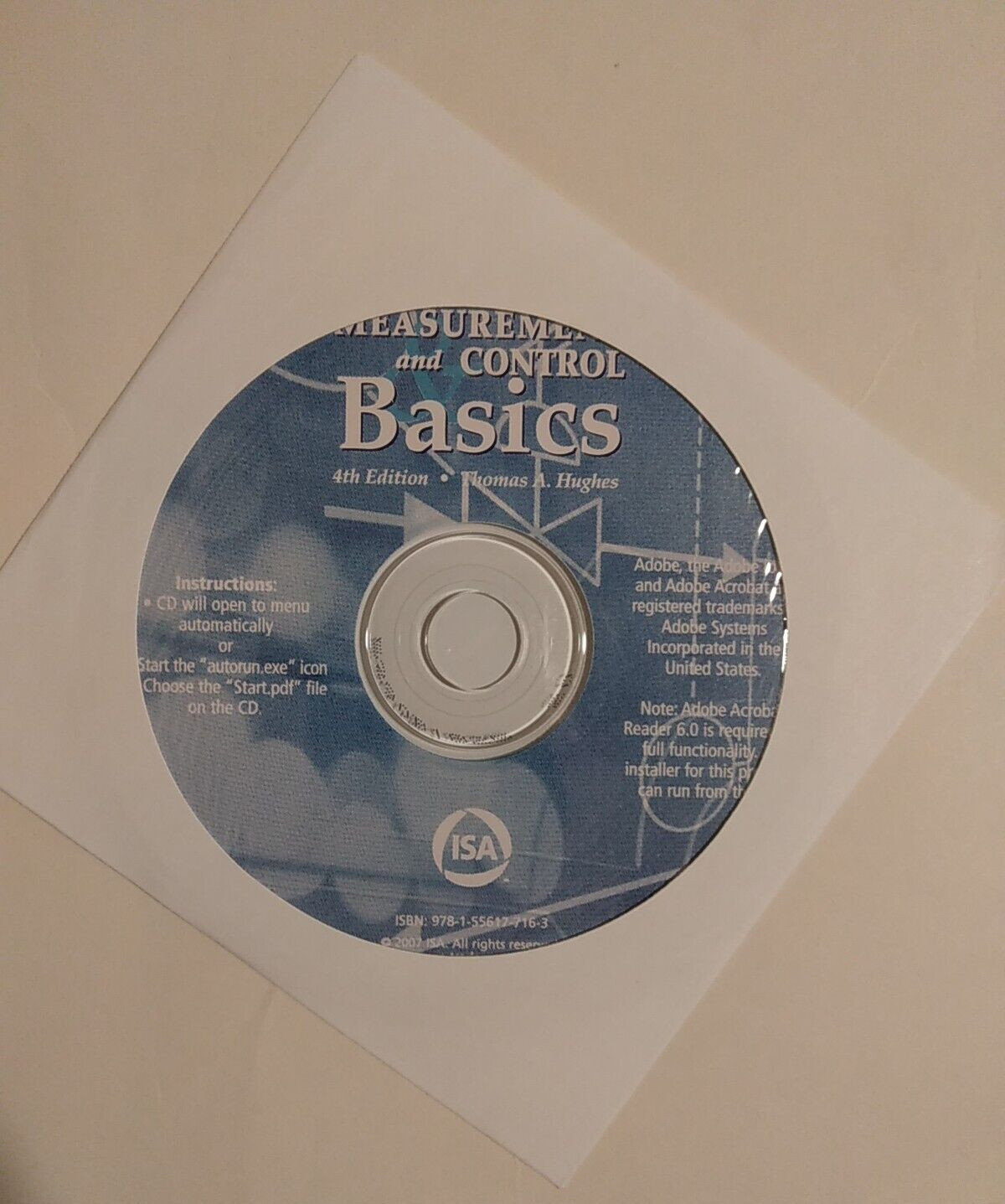 Measurement and Control Basics [With CDROM] by Hughes. 4th Edition Paperback