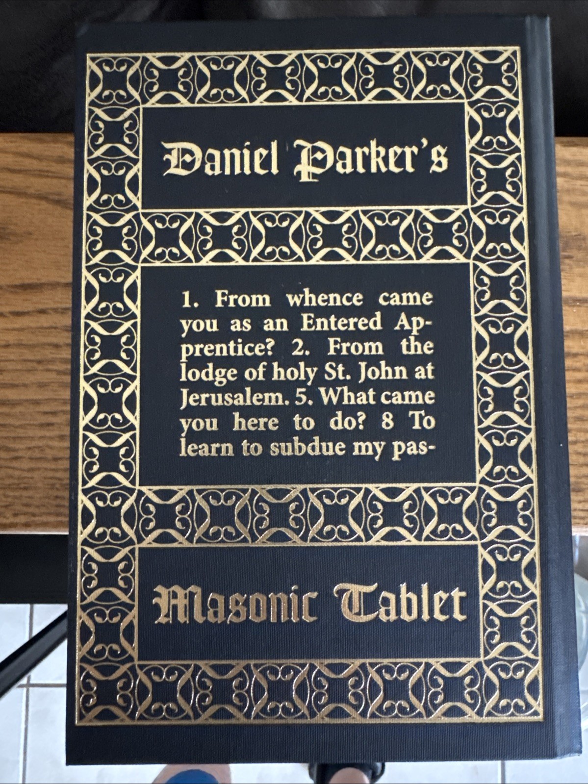 Daniel Parkers Masonic Tablet De Hoyos 2019 HC Scottish Rite Cipher