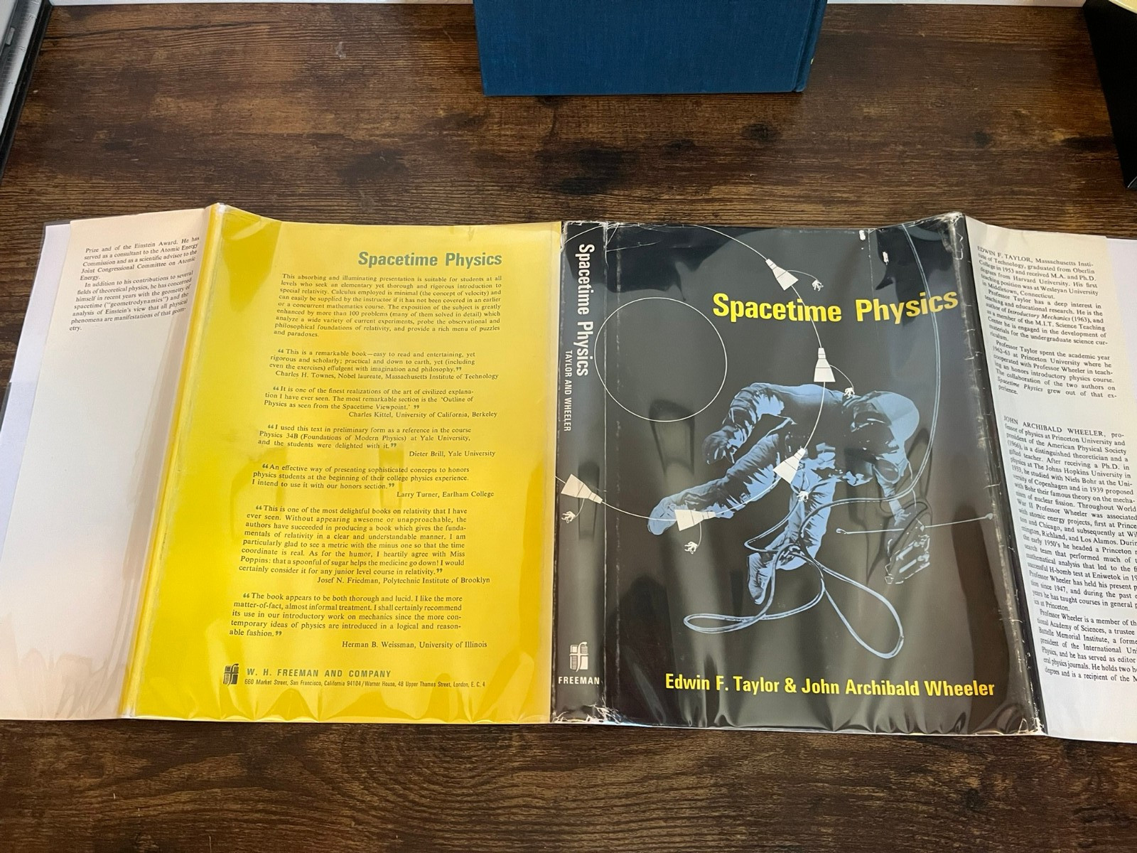 Spacetime Physics by Edwin Taylor & John Wheeler – 1966 Hardcover DJ 1st Edition