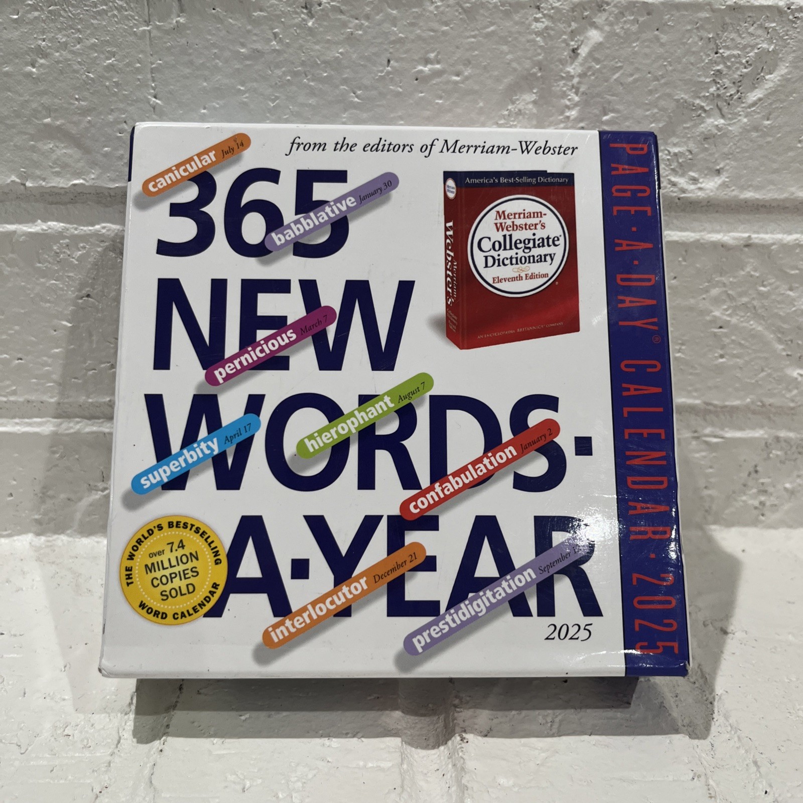 365 New Words-A-Year Page-A-Day® Calendar 2025: From the.. Calendar 2024 by M…
