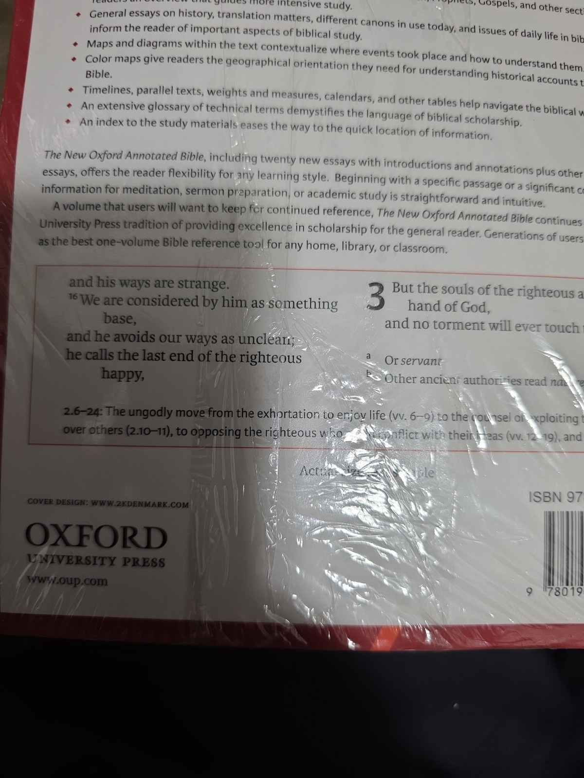 New Oxford Annotated Bible with Apocrypha : New Revised Standard Version by…