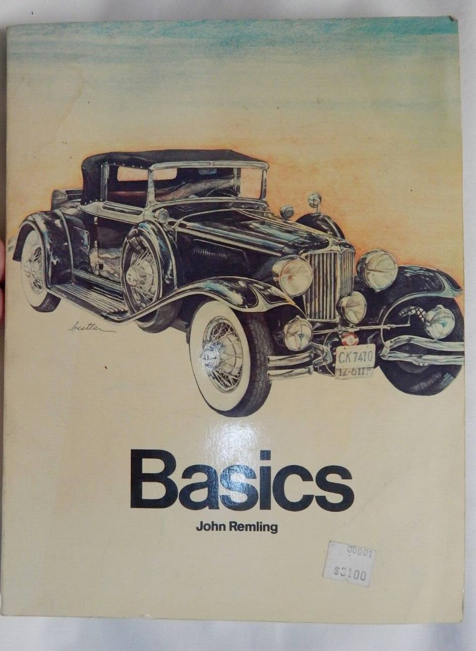 Vintage Auto Repair Manual Basics by John Remling Wiley Automotive Series