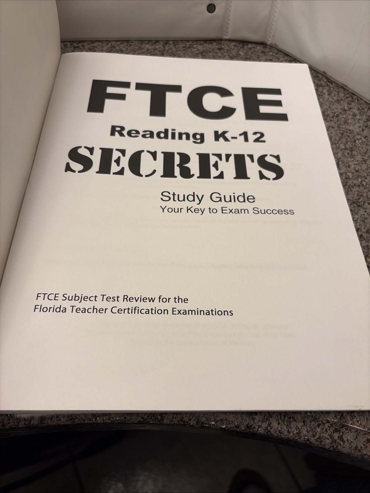 FTCE Reading K-12 Secrets Study Guide: Subject Test Review for FTCEs