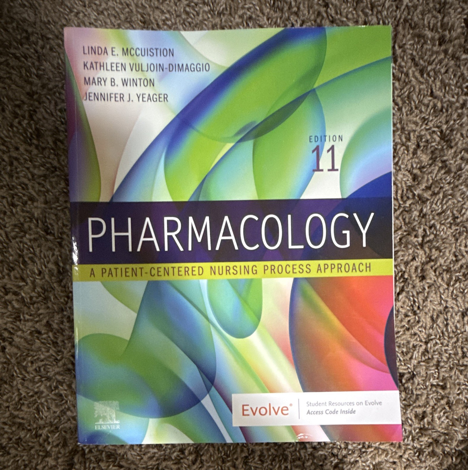 Elsevier Pharmacology: Patient-Centered Nursing Process 11th Ed 2023 PB