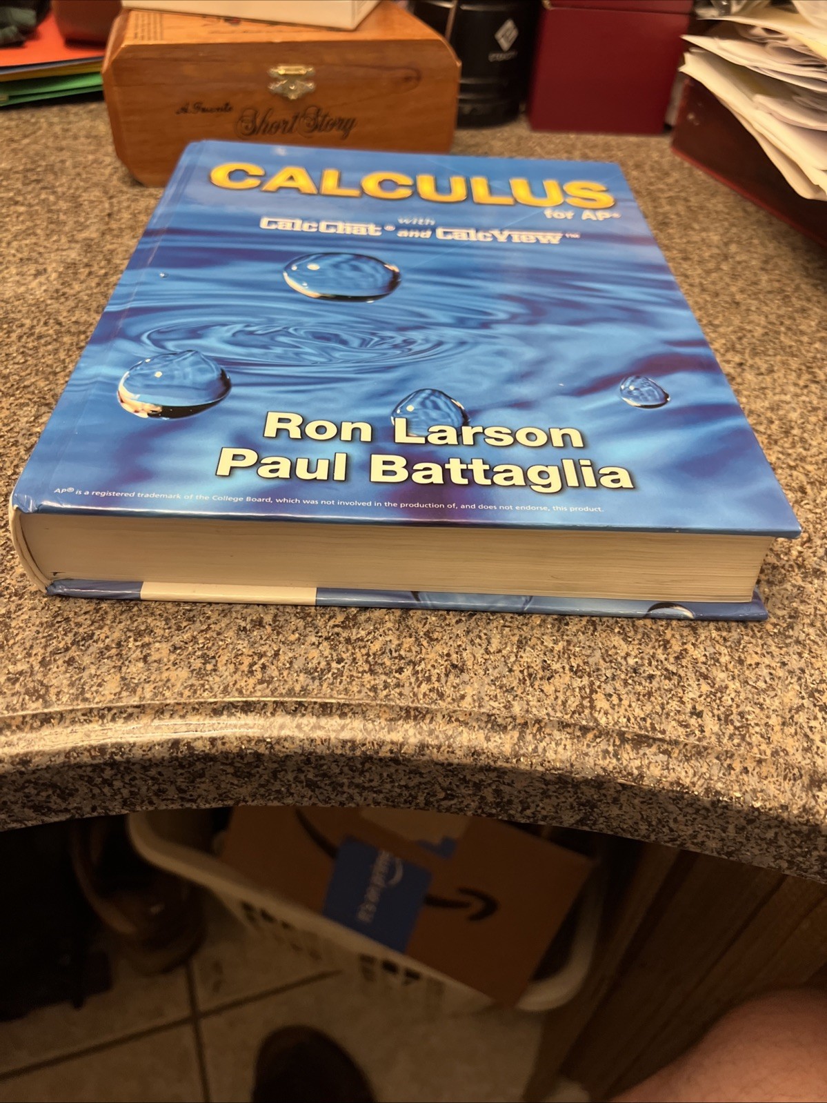 Calculus for AP by Ron Larson & Paul Battaglia textbook book hardback