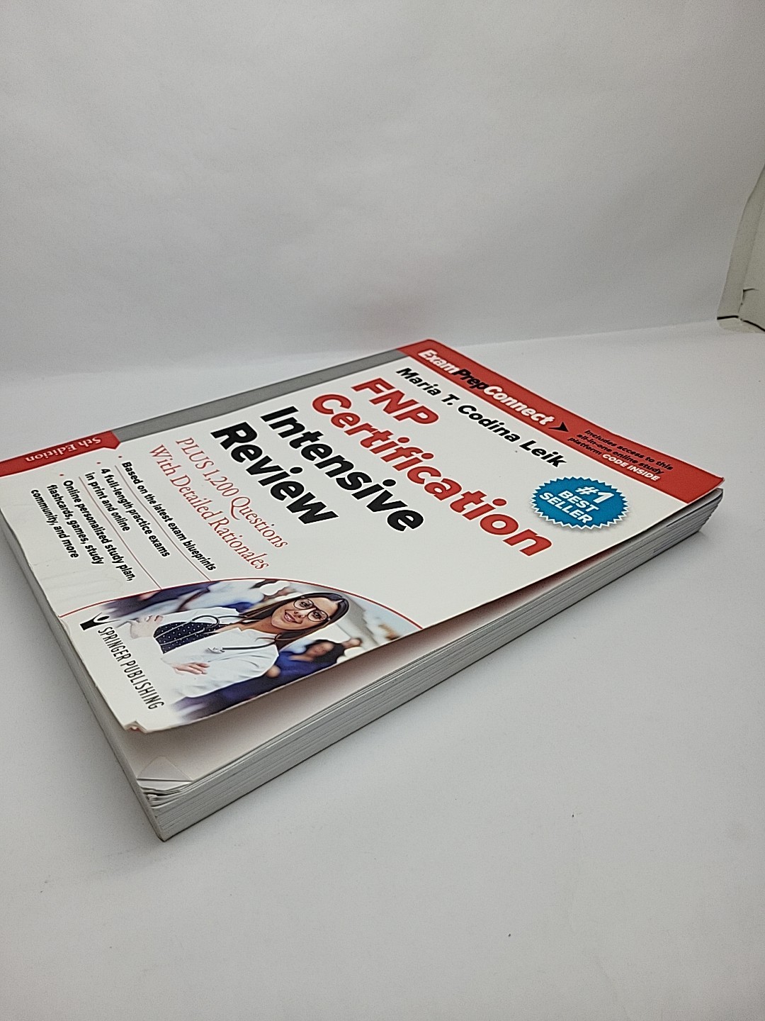 FNP Certification Intensive Review Plus 1,200 Questions Codina Leik Exam Book