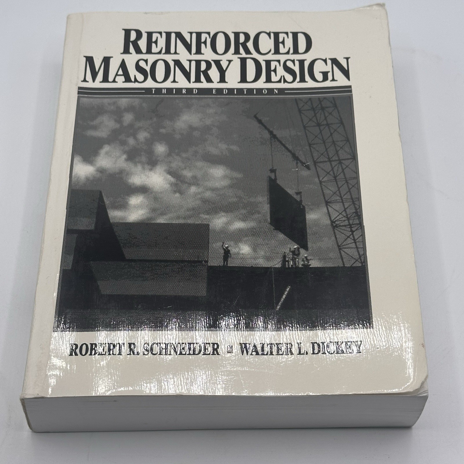REINFORCED MASONRY DESIGN (3RD EDITION) By Robert R. Schneider & Walter L. VG