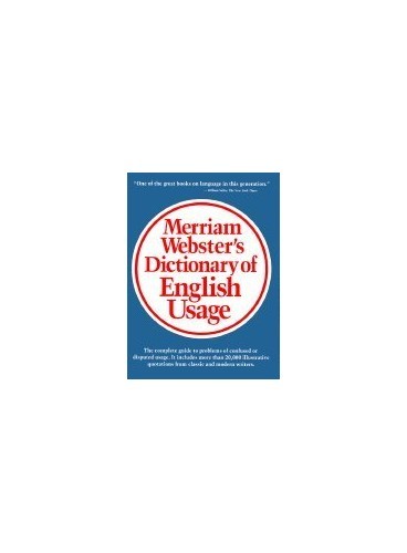 Websters Dictionary of English Usage – Hardcover By Gilman, E Ward – GOOD