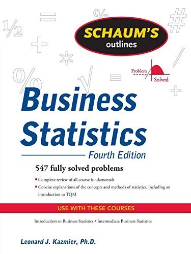 Schaum’s Outline of Business Statis…, Kazmier, Leonar