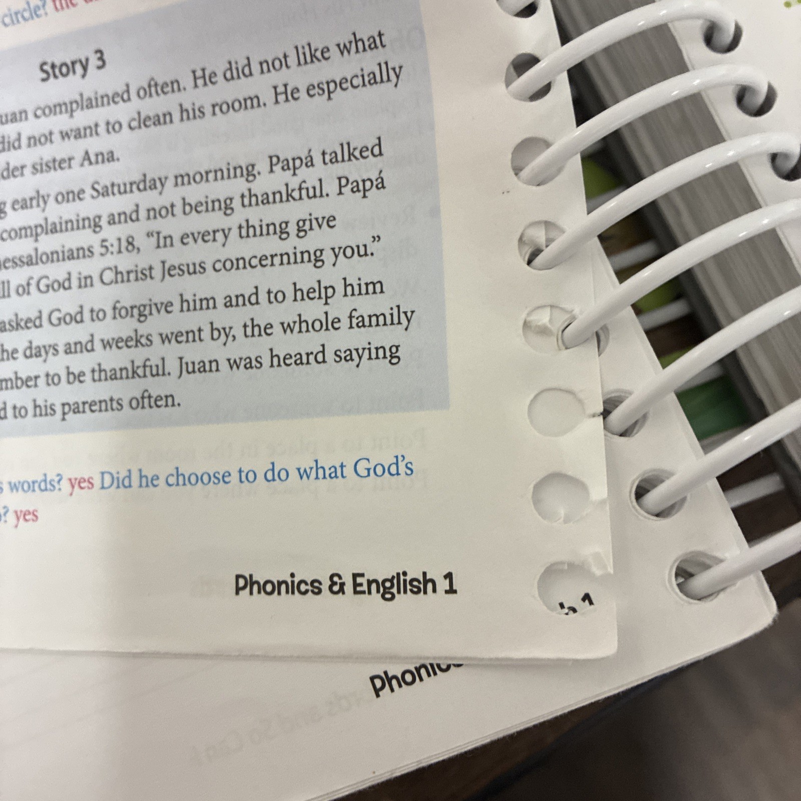 BJU Grade 1 Phonics and English 1 Teacher Edition – Two Volumes, Fourth Edition