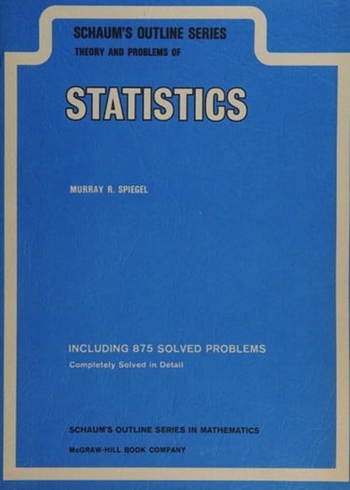 Statistics Paperback Murray R. Spiegel