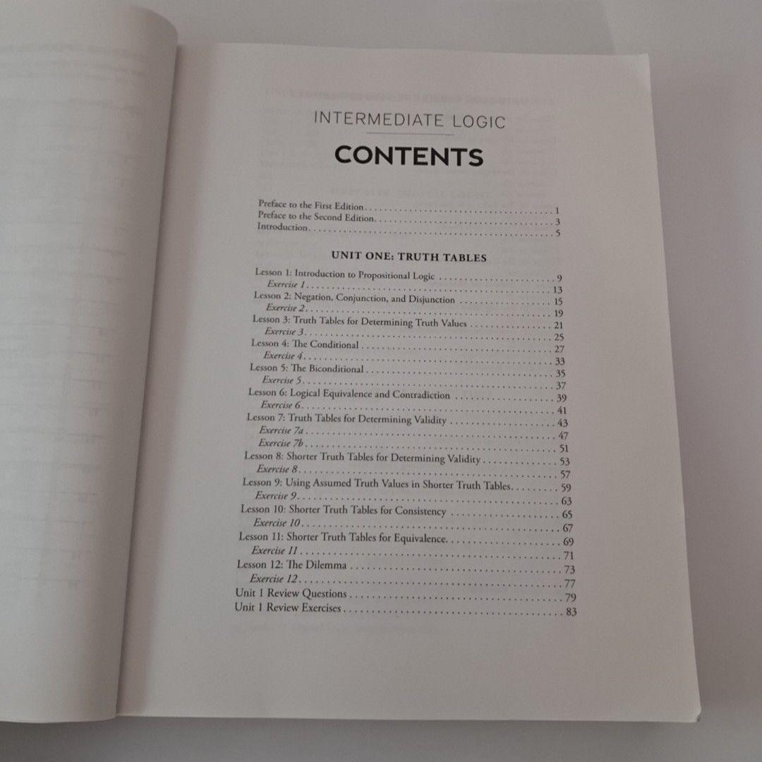 Lot 2 Introductory & Intermediate Logic Nance Canon Press White PB 2014 Set