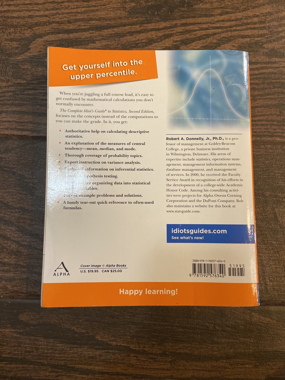 [2nd EDITION] The Complete Idiot’s Guide to Statistics!