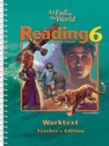 Reading Worktext Teacher Grd 6 2nd Edition – Paperback By 128348 – GOOD