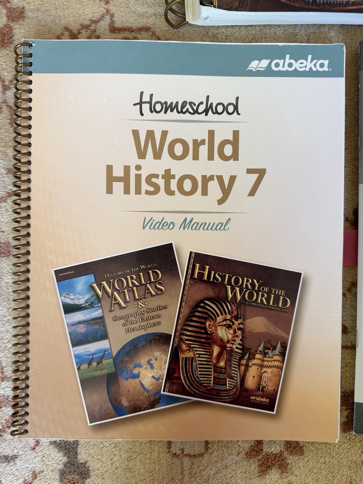 Abeka 7th grade History of the World, Teacher student curriculum Test quiz Keys