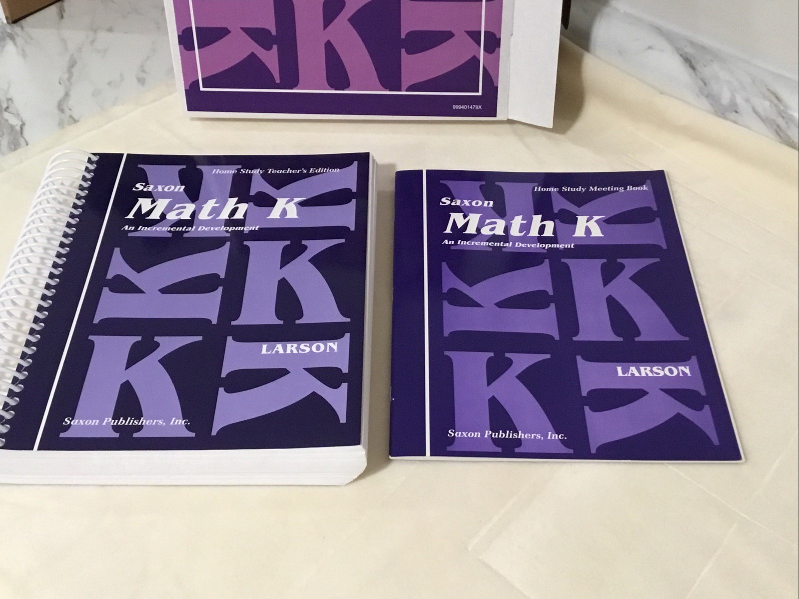 COMPLETE SET SAXON MATH KINDERGARTEN. HOMESCHOOLING CURRICULUM, USED EXCELLENT