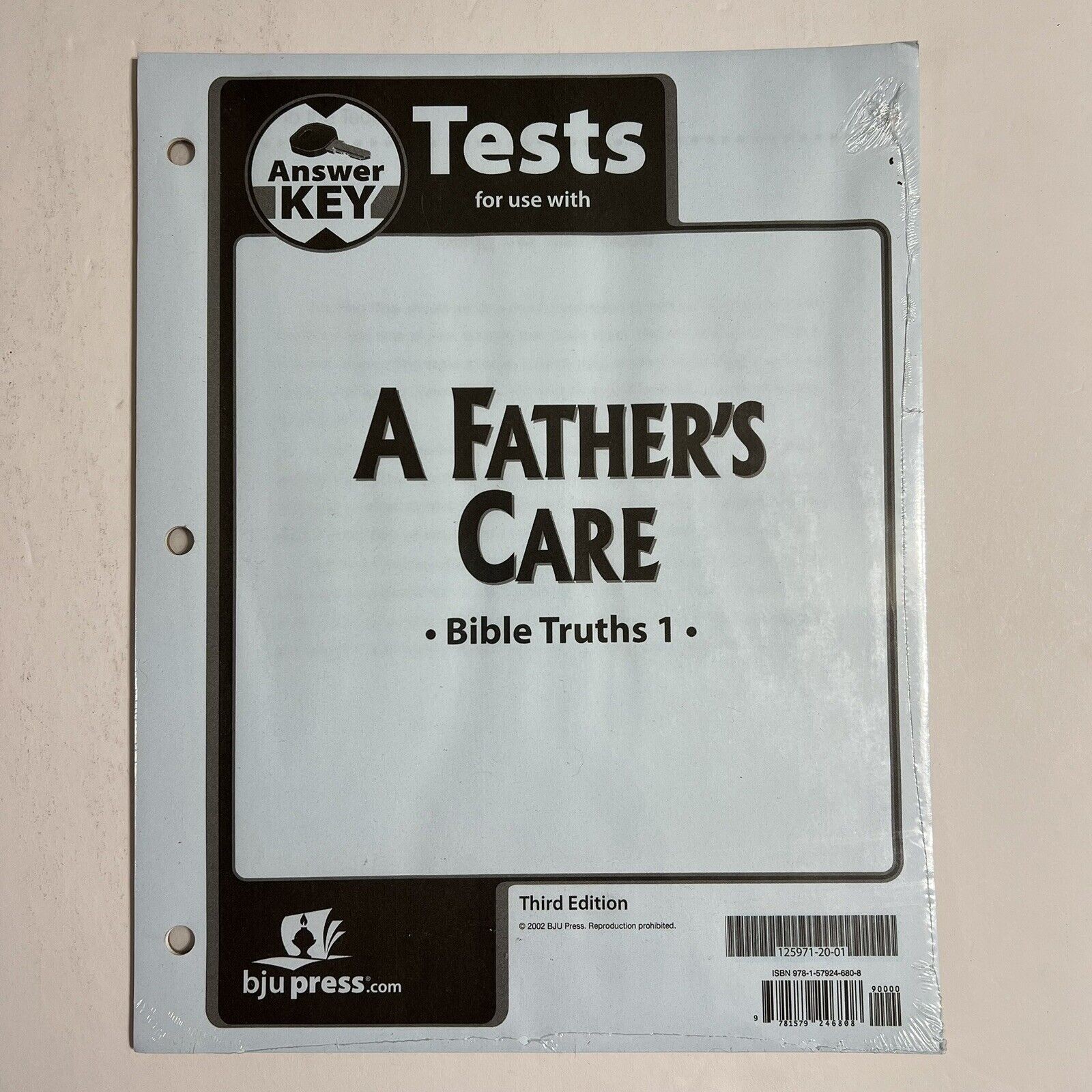BJU Press Homeschool Curriculum A Fathers Care Bible Truths 1 Tests Answer Key
