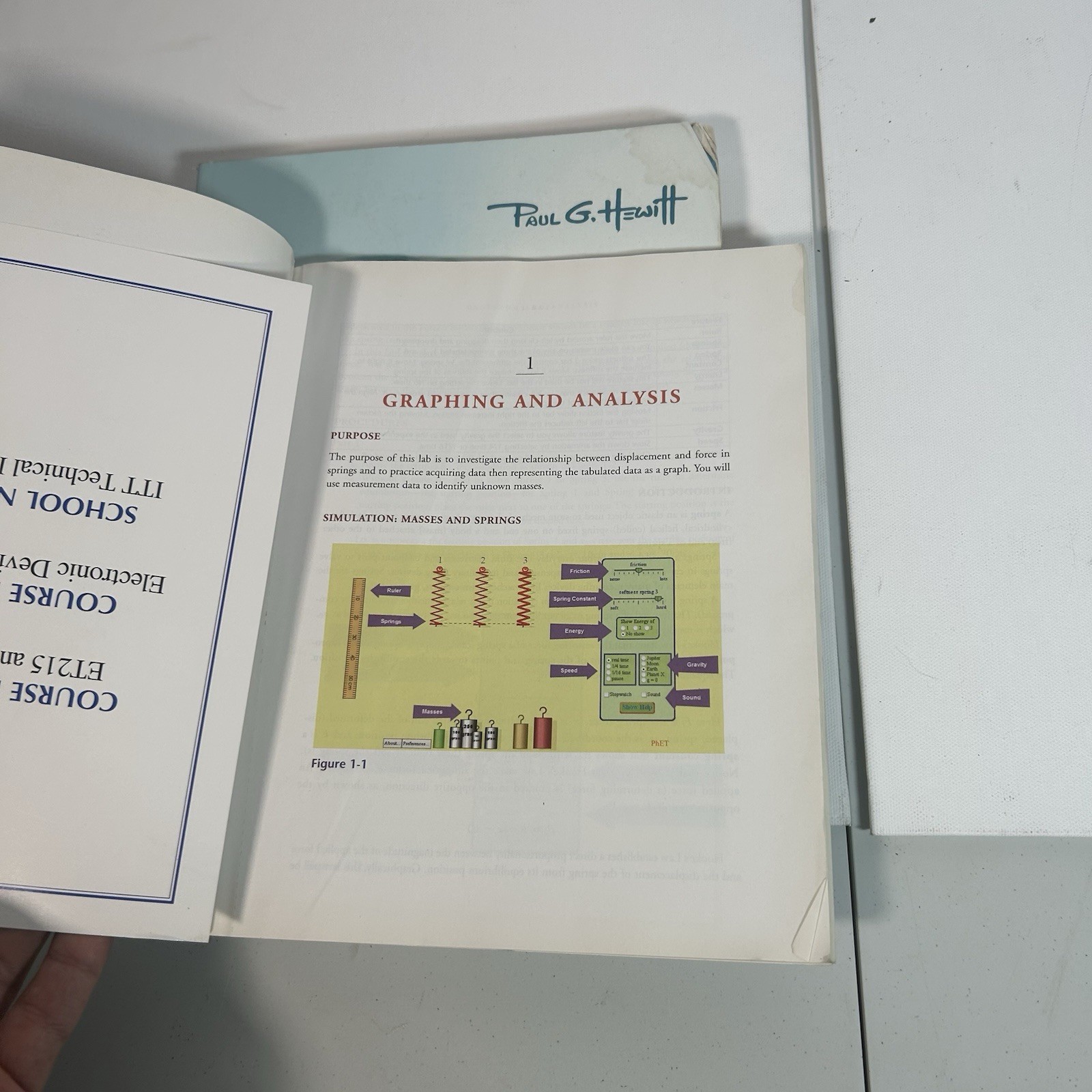 Conceptual Physics Fundamentals Paul G. Hewitt and lab manual Bill wright