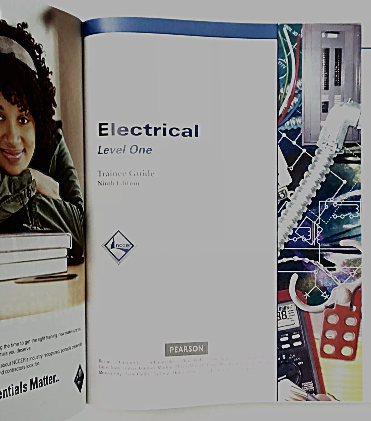 NCCER Electrical Trade Level 1 Trainee Guide 9th Edition Paperback PEARSON Book