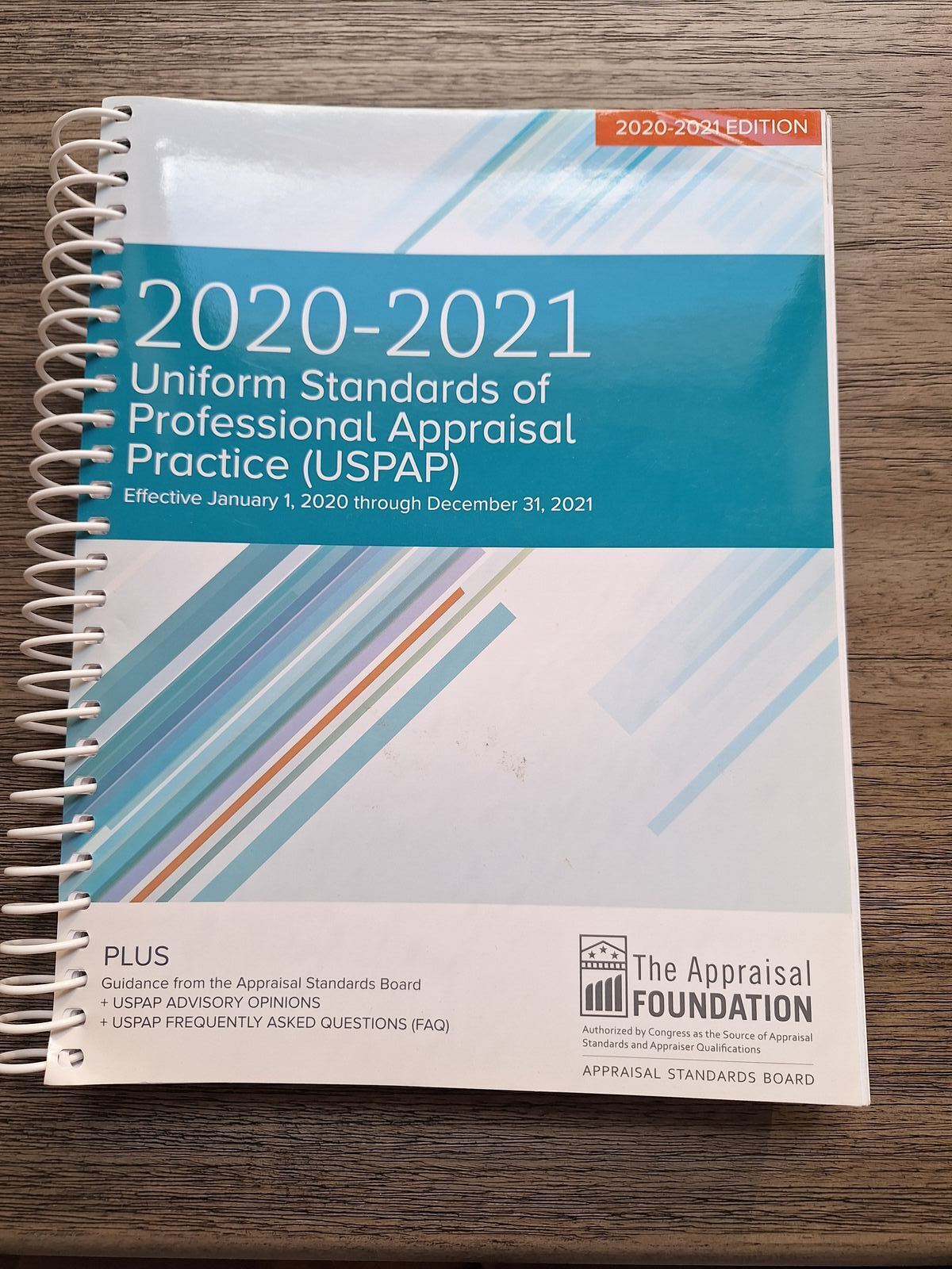 2020-2021 Uniform Standards of Professional Appraisal Practice USPAP Guide Book