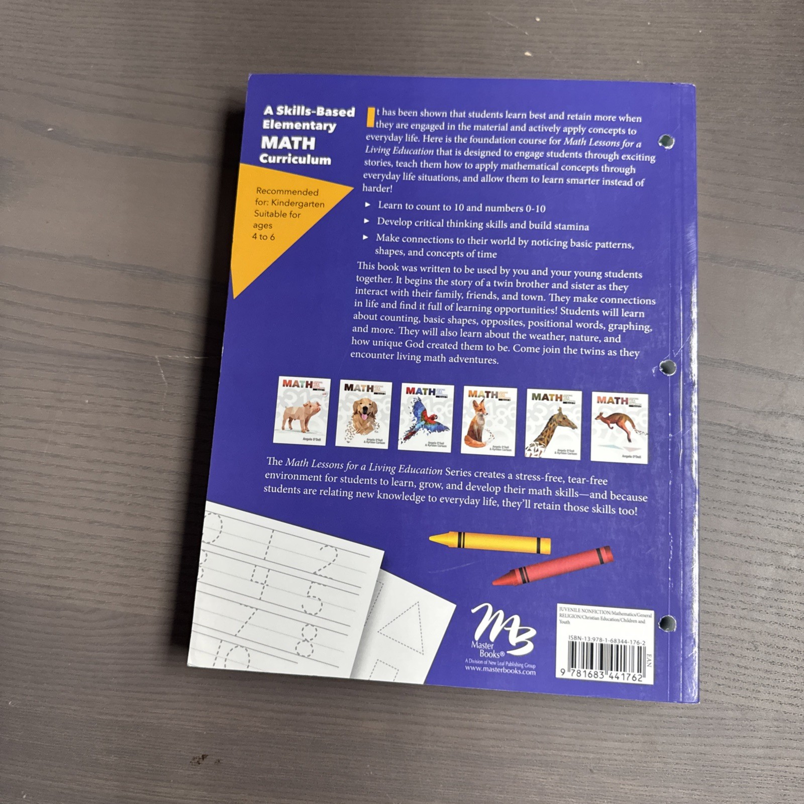Math Lessons for a Living Education: Level K [Master Books]
